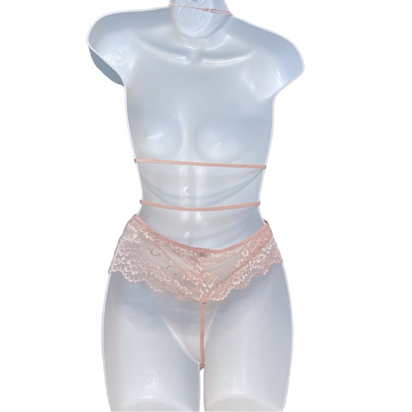 In Bloom Thong Teddy Rose Water Pink Size Small - Picture 13 of 15